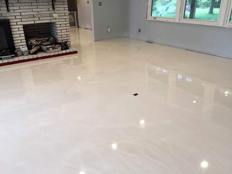 Pearl Metallic Marble Epoxy Basement- Cape Fear Coatings- Wilmington NC Marble Epoxy Floor, Epoxy Floor Basement, Metallic Epoxy Floor, Martini Bar, Cape Fear, Waterproofing Basement, Basement Flooring, Concrete Floor, Epoxy Floor