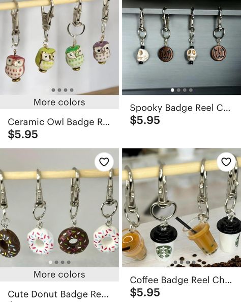 Have you seen our new badge reel charms? Available now! 🧋💀 🎃 🦉 #badgereelcharms #starbucksbadgereel #starbucks #halloweenbadgereel Have You Seen, Badge Reel