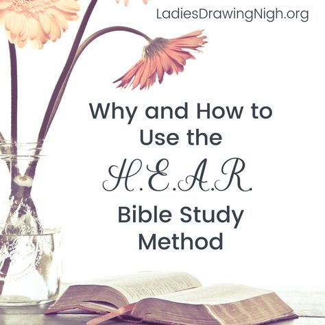 Hear Journaling Method, Hear Bible Study Method Printable, Hear Method Bible Study, Hear Bible Study Method, Reap Bible Study Methods, Bible Study Methods For Beginners, Bujo Bible, Bible Study Methods Ideas, Free Bible Printables