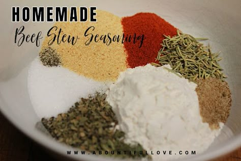 Make your favorite beef stew recipe more delicious with this homemade beef stew seasoning! Taco Seasoning Recipe Mild, Homemade Beef Stew Seasoning, Mild Taco Seasoning Recipe, Easy Taco Seasoning Recipe, Taco Seasoning Easy, Spicy Taco Seasoning, Beef Stew Seasoning, Diy Taco Seasoning, Mild Taco Seasoning