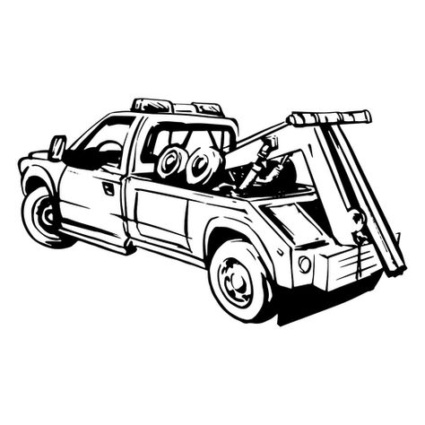 Tow truck for roadside assistance PNG Design Tow Truck Clip Art, Tow Truck Logo, Truck Logo, Vector Graphics Design, Angel Warrior, Roadside Assistance, Tow Truck, Design Ad, Png Design