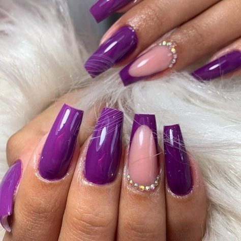 Nail Art For Beginners, Long Nail Designs, Nails Easy, Short Nails Art, Art Nails, Art How, Easy Nail Art, Manicure E Pedicure, Purple Nails