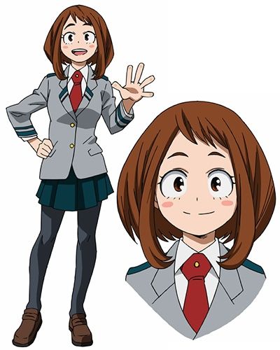 Ochako Uraraka, Animated Drawings, 만화 캐릭터, Anime Oc, Hero Academia Characters, Female Character Design, Boku No Hero, Manga Illustration, Anime Kawaii