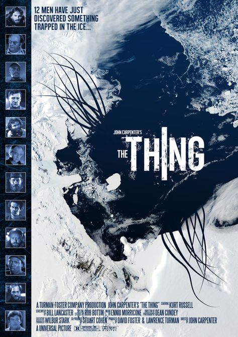 The Thing Fanmade poster The Thing John Carpenter's, Occult Movies, Movie Graphics, The Thing Movie Poster, Sick Artwork, Fanmade Poster, Creature Movie, Terror Movies, The Thing 1982