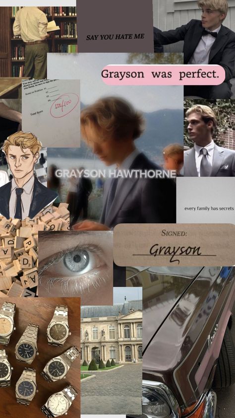 #graysonhawthorne #graysonhawthorn #inheritancegames #books Inheritance Trilogy, Shatter Me Quotes, Inheritance Games, Pretty Journals, Best Novels, Books For Boys, Book Boyfriends, When I Grow Up, Disney Drawings