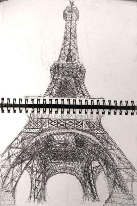 eiffel tower drawing and sketches (31) Drawing Ideas Pencil Sketches, Drawing Ideas Pencil, Eiffel Tower Drawing, Tower Drawing, Pencil Drawings Of Nature, Gustave Eiffel, Pencil Sketches, Hagia Sophia, Drawing Templates