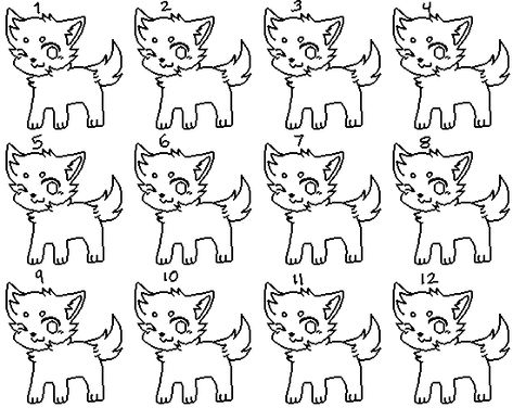 doggie f2u base by kiwiai on DeviantArt F2u Base, Head Base, Tv Head, Rain Wallpapers, Draw The Squad, Character Creator, Anime Base, Art Prompts, Warrior Cats