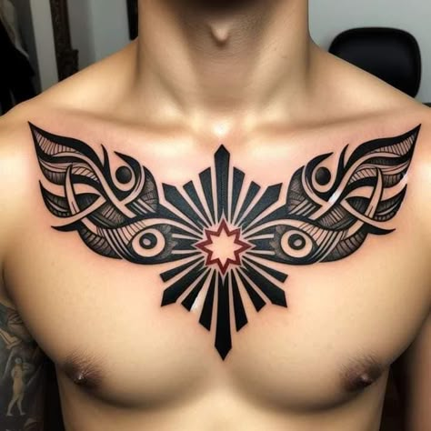 Top Chest Tattoo For Men, Cool Chest Tattoos For Guys, Lovers Tattoo, Tattoo Design For Hand, Band Tattoo Designs, Full Sleeve Tattoo Design, Bull Tattoos, Wrist Tattoos For Guys, Cool Chest Tattoos