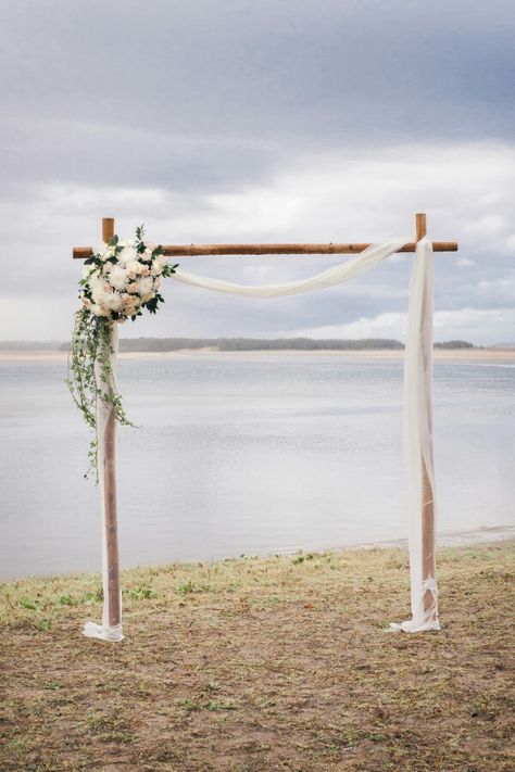 Bamboo Wedding Arch, Bamboo Arbor, Bamboo Arch, Tea Ceremony Wedding, Wedding Gate, Diy Bamboo, Wedding Canopy, Wedding Arch Flowers, Wedding Arbour