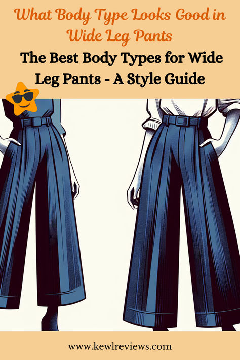 This guide serves as an assistance.  We'll look at how to wear wide-leg trousers with flare and confidence using hourglass, apple, pear, and inverted triangle shapes, as well as styles and styling advice. | pants outfit | wide leg pants | wide leg pants outfit | wide leg pants pattern | wide leg pants outfit casual | womens fashion | bottoms for women | wide leg pants jeans | wide leg pants outfit summer | wide leg pants outfit ideas | wide leg pants outfit winter | pants for women Classy Wide Leg Pants Outfit, Apple Shape Trousers, Wide Leg Pant Work Outfit, Wide Leg Pants Shoes, Wide Leg Capri Outfit, How To Style Wide Leg Pants, Summer Wide Leg Pants Outfit, Outfit Ideas Wide Leg Pants, Wide Hips Outfit