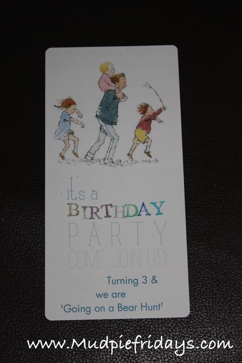 Going on a Bear Hunt Birthday Party Invite Going On A Bear Hunt Party, We’re Going On A Bear Hunt Birthday Party, Going On A Bear Hunt Birthday Party, Bear Hunt Birthday Party, Bear Hunt Birthday, Bear Hunt Party, Teddy Bear Picnic Birthday Party, Going On A Bear Hunt, Bear Hunt