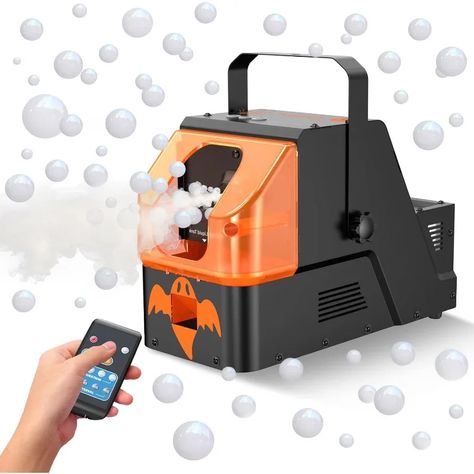 Fog Machine, 400W Fog Bubble Machine with Remote   for Indoor Outdoor Halloween Christmas Party Kids Karaoke Machine, Snow Machine, Fog Machine, Bubble Machine, Dj Party, Lighting Equipment, Party Lights, Commercial Lighting, Halloween 2020