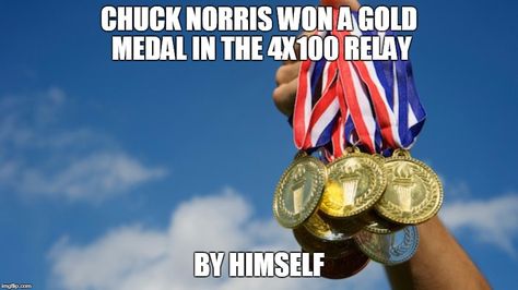 Chuck Norris gold medal Chuck Norris Memes, Olympic Gold Medals, 2020 Olympics, Time Games, Olympic Sports, Chuck Norris, Gold Medal, Retirement Planning, Caregiver