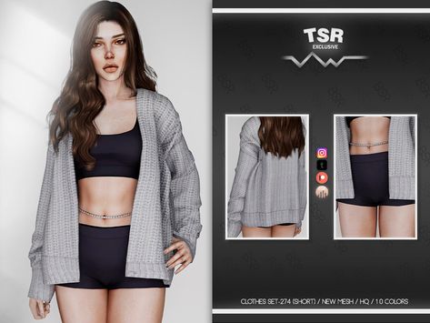 Ts4 Cardigan Accessory, Cc Clothing, Alpha Cc, Sims 4 Traits, Imvu Outfits, The Sims 4 Skin, Cc Clothes, Free Sims 4, Sims 4 Game Mods