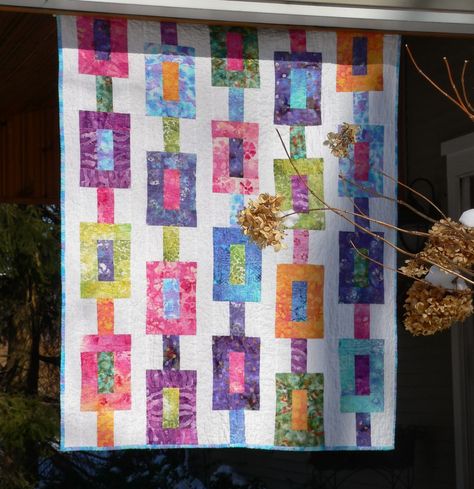 Off Track quilt pattern by Cluck Cluck Sew. Chain Of Fools Quilt Pattern, Brightly Quilt Pattern By Cluck Cluck Sew, Jelly Roll Race Quilt With Applique, Cluck Cluck Sew, Quilt Big, Sun Is Shining, Jellyroll Quilts, Jelly Roll, Cold Winter