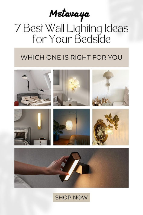 7 Best Wall Lighting Ideas for Your Bedside Bedside Table Lighting Ideas, Best Bedside Lamps, Wall Lighting Ideas, Bedside Wall Lamps, Bedside Lamp Modern, Bedside Wall Lights, Modern Bedside, Crystal Pendant Lighting, Lighting Wall