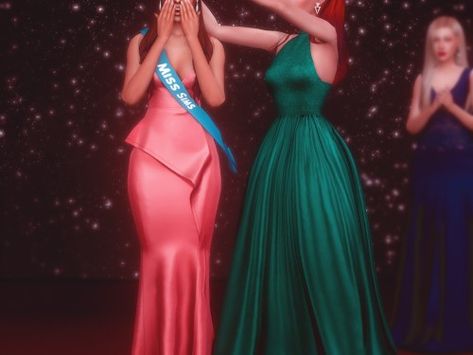 4 Poses, I M, Sims 4 Children, Miss Universe, Pageant Dress, Beauty Pageant, Custom Content, Sims 4 Mods, Sims Cc