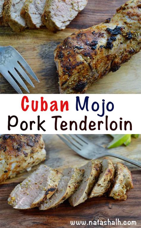 Cuban Pork Loin, Mojo Pork Tenderloin, Cuban Mojo Pork, Cuban Pork Roast, Pork Loin Oven, Pork Loin Recipes Oven, Pork Tenderloin Oven, Cuban Mojo, Mojo Pork