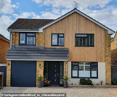 1960s House Extension, 1960 House Renovation, 1970 House Exterior, Cladded House Exterior, 1960s House Exterior, House Cladding Ideas, Cedar Cladding House, 1970s Renovation, House With Grey Windows