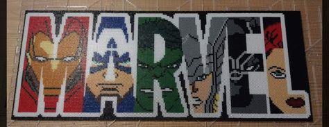 Marvel Perler Bead Patterns, Pyssla Ideas, Lego Mosaic, Perler Ideas, Hamma Beads, Beads Pattern, Beads Designs, Hama Beads Patterns, Bead Ideas