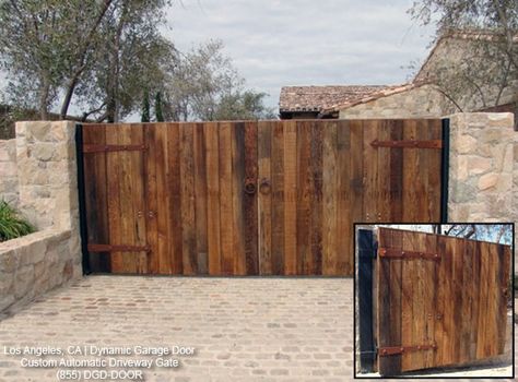 Rustic Driveway, Backyard Gate, Rv Gate, Automatic Gates Driveways, Wooden Fence Gate, Gates Driveway, Diy Driveway, Wooden Gates Driveway, Ranch Gates