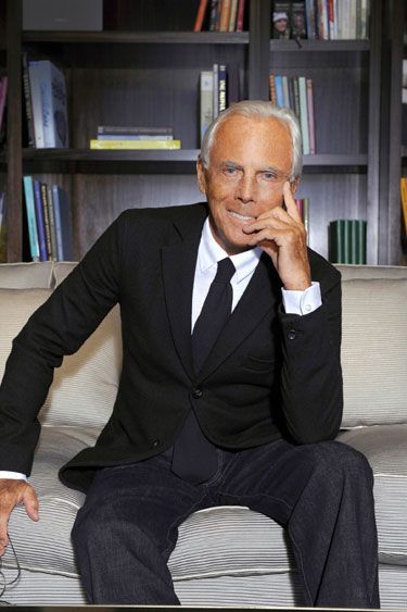 My List: Giorgio Armani in 24 Hours 42 Navy t-shirts, 5,700+ employees, 10 homes,  2 cats, Mairi and Angel...  Giorgio Armani, The designer shares his schedule.