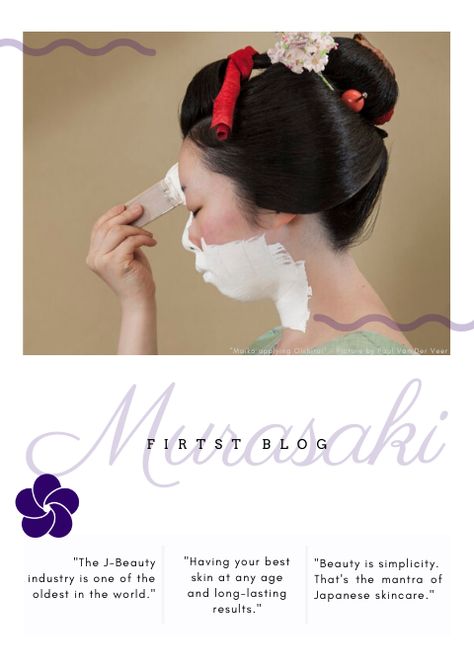 Japanese Beauty industry is one of the oldest in the world. Read the whole blog about Japanese beauty in the link below. Explore the Japanese beauty secrets to achieve the covetable mochi skin.💜 Buy Japanese skincare Nederland & België. #Japanesebeauty #JapaneseSkincare #Jbeauty #BeautyBlogger #SkincareBlogger #skincare #skincareproducts #skincareroutine #AsianSkincare #MurasakiCosmetics #skincaretips Mochi Skin, Japanese Beauty Products, Japanese Beauty Secrets, Beauty Culture, Skincare Blogger, Japanese Skincare, Asian Skincare, Beauty Guide, Beauty Industry