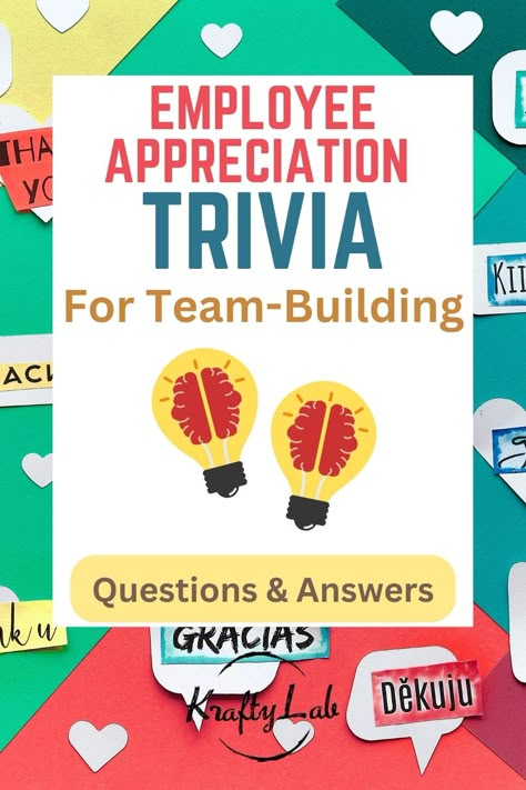 March 3rd is Employee Appreciation Day, an excellent opportunity to bring your employees together for fun and engaging activities! This article will feature 40+ icebreaker ideas to engage and connect your employees during your Employee Appreciation event or celebrations! Team Building Questions, Work Team Building Activities, Icebreaker Ideas, Employee Engagement Activities, Staff Engagement, Work Team Building, Fun Team Building Activities, Employee Appreciation Day, Team Morale