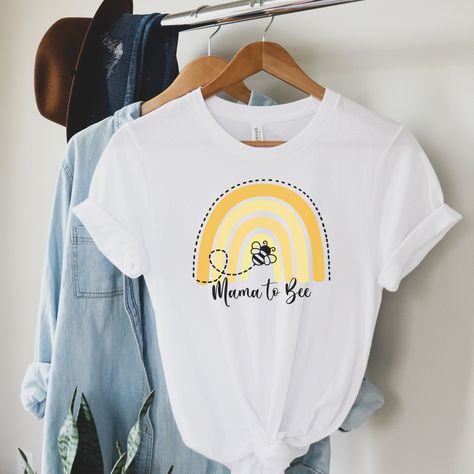 Bee Themed Gender Reveal, Baby Shower Shirt, Baby Shower Shirts, Honey Bee Baby Shower, Bee Gender Reveal, Gender Reveal Shirts, Team Pink, Babe Shirt, Girlfriend Shirts