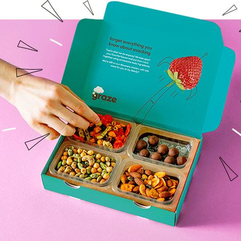 Subscription Boxes Design, Food Gift Box Packaging, Food Box Packaging Design Creative, Best Monthly Subscription Boxes, Food Delivery Packaging, Subscription Box Design, Packed Meals, Food Gift Box, Food Subscription Box