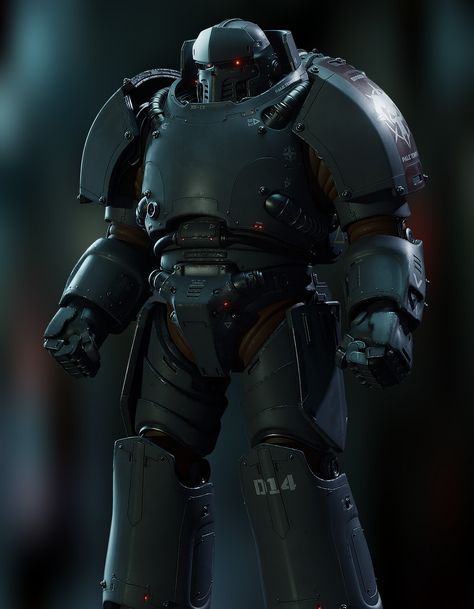 ArtStation - Project Morningstar - Exosuit V2 Fallout Power Armor, Space Armor, Powered Exoskeleton, Sci Fi Armor, Space Marine Art, Dark Future, Power Armour, Futuristic Armour, Sci-fi Armor