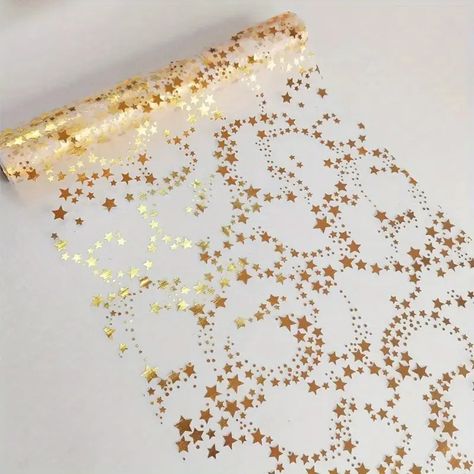 Glitter Table Runner, Metallic Table, Glitter Table, Gold Table Runners, Banquet Decorations, Printed Table Runner, Table Flag, Sky Design, Christmas Table Runner