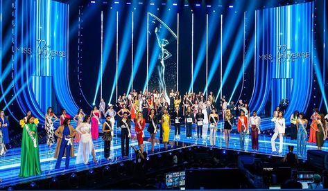 Miss Universe 2023: Fans break the internet, prelims now on YouTube Miss Universe Stage, Miss Universe 2023, Official Makeup, Stage Background, Name Wallpaper, Miss Universe, Married Woman, Buy Tickets, Aesthetic Stickers