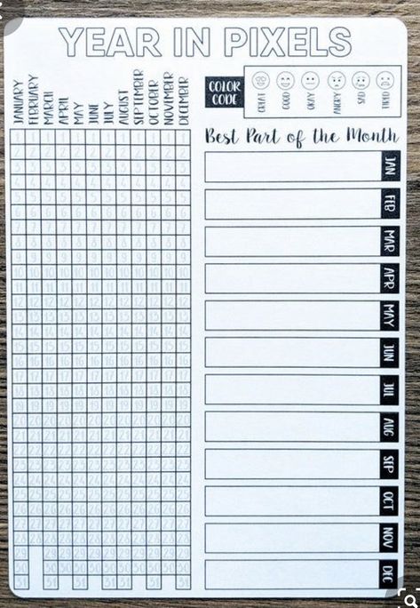 Year In Pixels Bullet Journal, Yearly To Do List, To Do List Design, Bullet Journal Yearly, The Obesity Code, Year In Pixels, Lower Stomach, Sweet Sweat, Insanity Workout