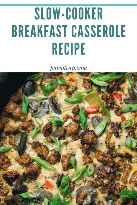 Paleo Crockpot Breakfast, Slow Cooker Breakfast Gluten Free, Slow Cooker Frittata Recipes, Crockpot Vegan Breakfast, Dairy Free Crockpot Breakfast, Breakfast Slow Cooker Recipes, W30 Breakfast, Crockpot Breakfast Recipes, Breakfast Casserole Crockpot