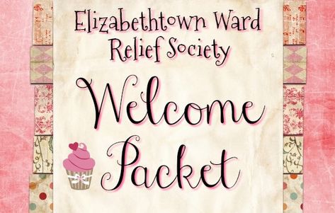 Welcome To Relief Society Gift, Relief Society Welcome Gift Ideas, Welcome To Relief Society, Relief Society Gifts, Welcome Packet, Group Of Women, Relief Society, Welcome Gifts, A Group