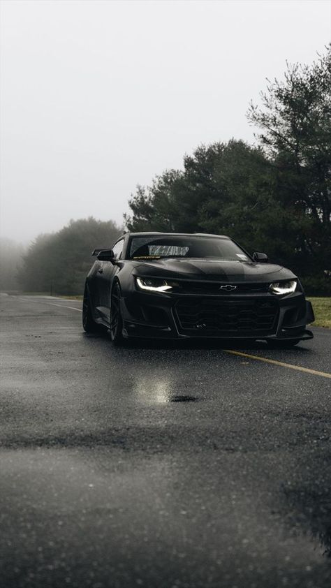 Camaro Car Black, Chevrolet Camaro Aesthetic, Black Camaro Aesthetic, All Black Camaro, Chevrolet Wallpaper, Chevrolet Camaro Black, Camaro Black, Black Camaro, Бмв X6