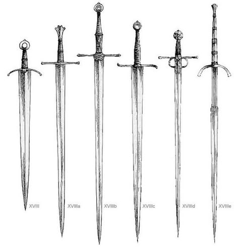 Tattoo Catalog, Medieval Tattoo, Knight Tattoo, Pretty Knives, Types Of Swords, Swords Medieval, Phoenix Tattoo, Cool Swords, Simplistic Tattoos