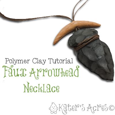 Faux Arrowhead Necklace Tutorial Learn how to make your own faux arrowhead with faux bone components for this prehistoric necklace relic. Parker's Clayful Tutorials Club Members are taking a journey through time this month with our Prehistoric Theme. Don't miss these other prehistoric tutorials: Diy Arrowhead Necklace, Polymer Clay Tutorials Free, Ancient Beads, Arrowhead Necklace, Bone Jewelry, Necklace Tutorial, Polymer Clay Necklace, Polymer Clay Pendant, Clay Necklace