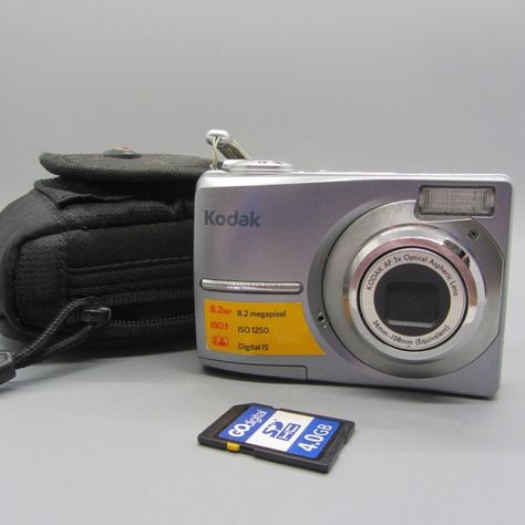 Check out Kodak Digital Camera EasyShare C813 8.0MP Silver Tested, the latest item I added on eBay! #eBay #eBaySeller https://www.ebay.co.uk/itm/355764141633?mkcid=16&mkevt=1&ssspo=vnk7ksuutja&ssuid=vnk7ksuutja&media=IG&mkrid=711-127632-2357-0&widget_ver=freya&sssrc=4256139&jobId=53cc8cc6-0531-4c84-986c-5ea88c3d7627 Kodak Digital Camera, Reselling Business, Kodak Easyshare, Digital Camera Photography, Digital Video Camera, Video Cameras, Film Cameras, Digital Cameras, Camera Photography