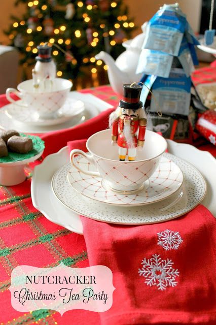 Party Prep: Nutcracker Christmas Tea Party | Bigelow Tea - The Kitchen Prep Blog Traditional Christmas Party, Christmas Afternoon Tea, Bigelow Tea, Christmas Tea Party, Party Prep, Kitchen Prep, Tea Party Food, Creative Activities For Kids, Christmas Breakfast