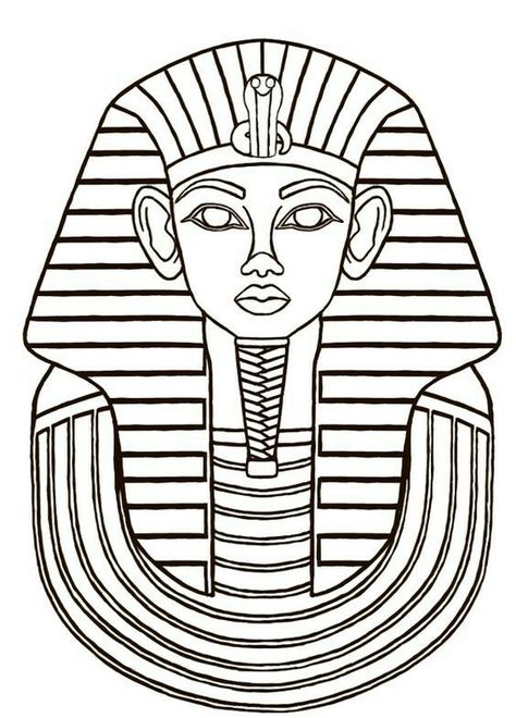 Egyptian Mask, Egypt Activities, Egyptian Crafts, Ancient Egypt Projects, Egypt Crafts, Egyptian Drawings, Ancient Egypt Fashion, Starověký Egypt, Egypt Project