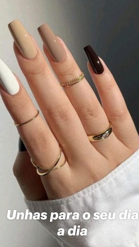 Brown Acrylic Nails, February Nails, Beige Nails, Classy Acrylic Nails, Fire Nails, Pretty Acrylic Nails, Best Acrylic Nails, Long Acrylic Nails, Cute Acrylic Nails