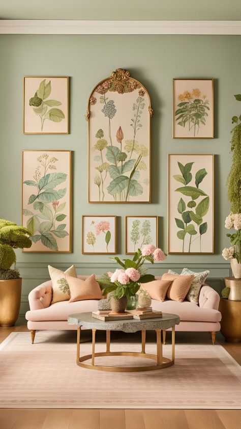 #LivingRoomIdeas #LivingRoomIdeas2024 #LivingRoomIdeasPinterest #LivingRoomIdeasWithFireplace #LivingRoomIdeasBloxburg #LivingRoomIdeasForSmallSpaces Floral Living Room, Feminine Living Room, Boho Living Room Inspiration, Botanical Interior, Anthropologie Home, Chic Living Room, Boho Living Room, Living Room Ideas, Home Decor Trends