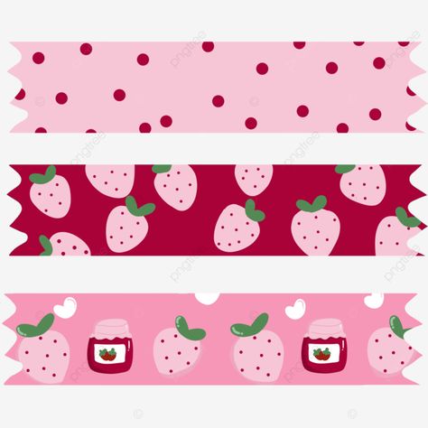 strawberry washi tape,washi tape set,washi tape craft,printable washi tape,washi tape collection,washi tapes,washi tapes collection,journal decoration,planner decoration,cute washi tape,washi tape sticker,journal stickers,tape,journal,washi tapes printable,hand drawn washi tape,washi tape printable,washi,cute stickers,hand drawn washi tapes,notebook decoration,sticky notes,journaling set,cute,sticker,printable,notes,washi tape,pastel tape,printable washi,aesthetic washi tape,washi tape flowers,c Strawberry Washi Tape Printable, Free Digital Washi Tape Png, Red Washi Tape Printable, Printable Washi Tape Patterns, Cute Washi Tape Png, Cute Washi Tape Printable, Vintage Washi Tape Printable, Printable Stickers For Journal, Diy Washi Tape Ideas