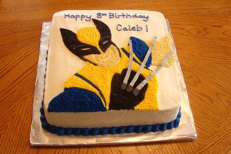 Wolverine Cake, Men Cakes, Cake Designs For Boy, Lincoln Birthday, Birthday Wishes For Kids, Boy Birthday Decorations, Birthday Presents For Mom, Men Party, Avengers Birthday