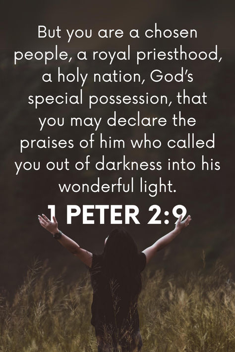 1 Peter 2:9 is a powerful passage that speaks to our identity in Christ. Read more about this passage to find hope and encouragement. Identity In Christ Verses, 1 Peter 2:9, 2 Peter 1, 10 Meaning, 1 Peter 4 10, 1 Peter 2 9, Horse Tail, God's Promises, Bath And Body Works Perfume