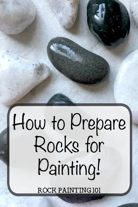 Learn how to prepare rocks and stones for painting. Yes, there is a step from buying rocks to paint and actually painting them. Check out these 4 easy tips. #howtopaintrocks #howtoprepparerocks #rockpainting101 #rockpaintingforbeginners #rockpaintingtips #stonepainting #paintedpebbles #howtowasrocks #rockpaintng101 Rocks For Painting, Rock Painting Tutorial, Art Pierre, Stone Art Painting, Painted Rocks Craft, Painted Rocks Diy, Rock Painting Ideas Easy, Rock Painting Patterns, Paint Rock