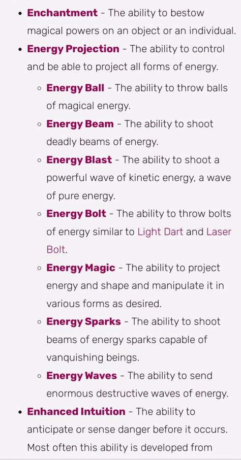 Power Abilities List, Rare Magic Powers, Unique Magic Powers, List Of Magic Powers, Energy Manipulate Power, Energy Manipulate, Light Manipulate Power, Superpowers Ideas Art, Unique Superpowers Ideas