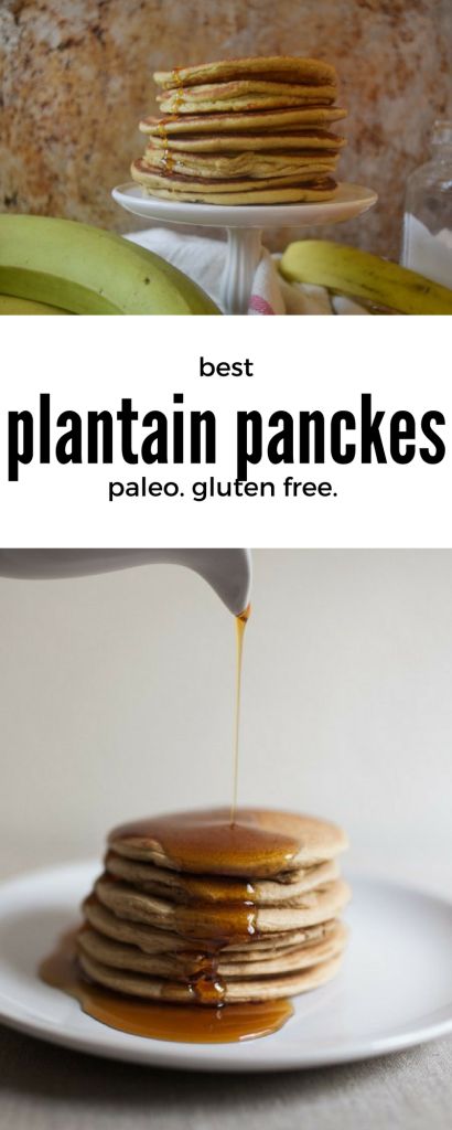 Plantain Pancakes, Weekend Breakfast Recipes, Paleo Vegetarian, Plantain Recipes, Baked Pancakes, Gluten Free Breakfast, Cassava Flour, Gluten Free Recipes For Breakfast, Pancakes Easy